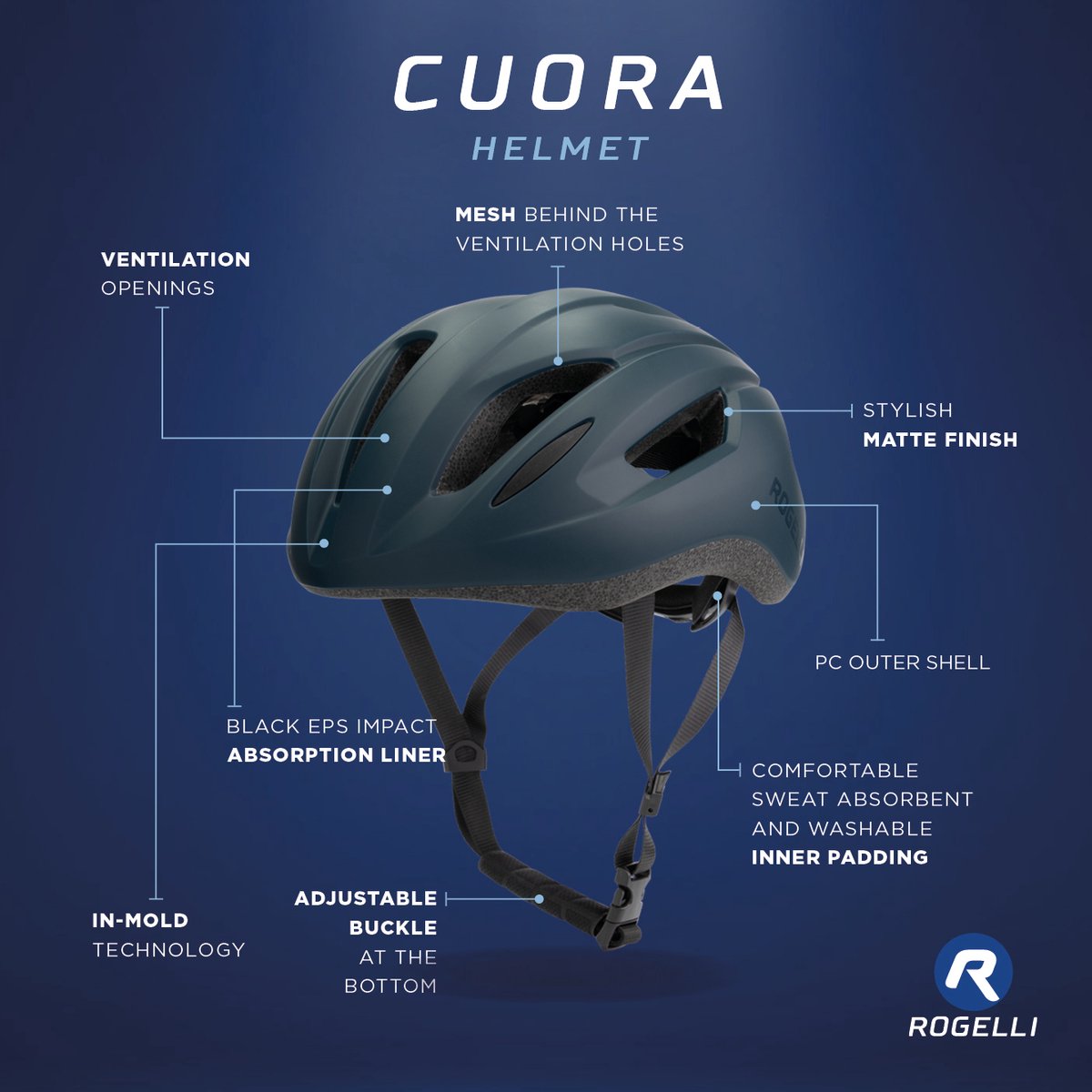 Casque Vélo, Trottinette CASR Style Noir- Taille L - Feu Vert