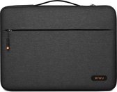 WIWU - Laptop Bag 14 Inch - Splashproof Laptop Sleeve - Pilot Laptop Sleeve avec un compartiment supplémentaire - Zwart