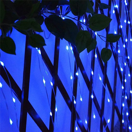 Lichtsnoer Kerstverlichting - 10 Meter - Blauw - Voor Buiten - Merkloos