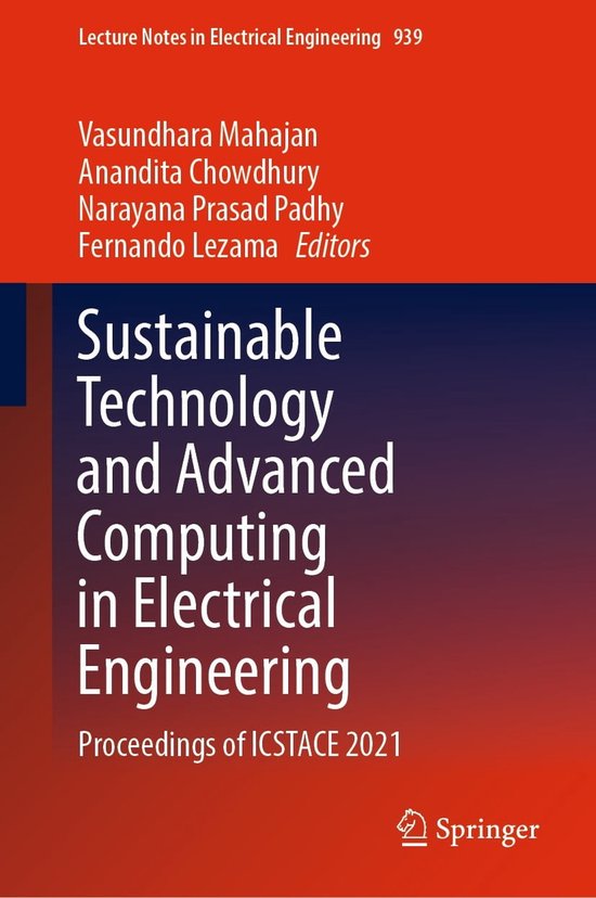 Lecture Notes in Electrical Engineering 939 - Sustainable Technology ...