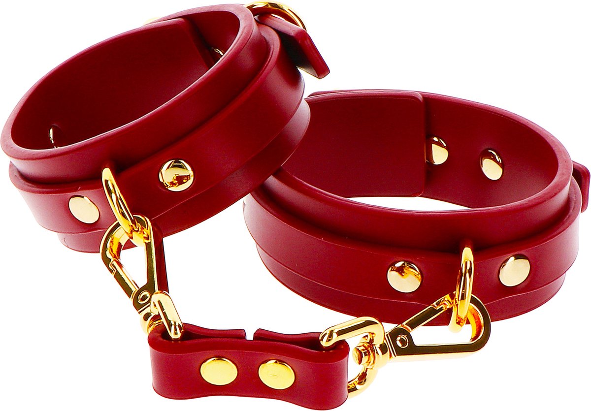 Luxe Enkelboeien van PU-leer en Nikkelvrij metaal - Ankle Cuffs - BDSM Boeien - Enkel Boeien voor bondage en sm - Seksspeeltje voor hem en haar - Sex Toy