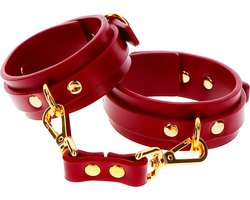 Luxe Enkelboeien van PU-leer en Nikkelvrij metaal - Ankle Cuffs - BDSM Boeien - Enkel Boeien voor bondage en sm - Seksspeeltje voor hem en haar - Sex Toy