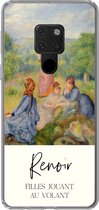 Telefoonhoesje Geschikt voor Huawei P40 Lite hoesje - Schilderij - Renoir - Impressionisme - Siliconen Telefoonhoesje