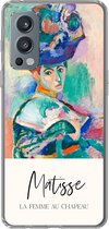 Geschikt voor OnePlus Nord 2 5G hoesje - La femme au chapeau - Matisse - Kunst - Siliconen Telefoonhoesje