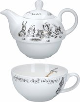 Tea for One Theepot Set, Porselein, 0.25 L - V&A | Alice in Wonderland