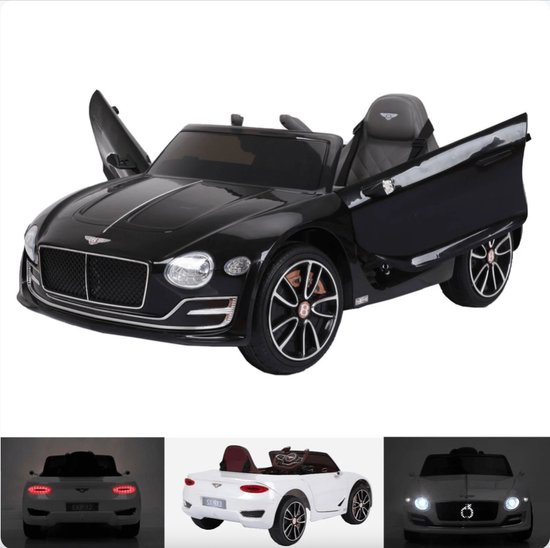 Bentley Elektrische Kinderauto Continental Zwart - Krachtige Accu - Op ...