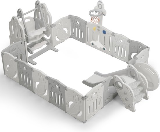Arkyomi Glijbaan voor binnen vanaf 1, 2, 3, 4, 5 jaar, kinderglijbaan met schommel, voor binnen en buiten, babyglijbaan kinderkamer, babyglijbaan, step2, tuinglijbaan voor peuters, Bule