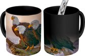 Magische Mok - Foto op Warmte Mokken - Koffiemok - Vogels - Natuur - Roofvogels - Arend - Magic Mok - Beker - 350 ML - Theemok