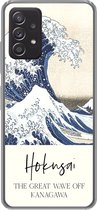 Geschikt voor Samsung Galaxy A53 5G hoesje - De grote golf van Kanagawa - Katsushika Hokusai - Siliconen Telefoonhoesje