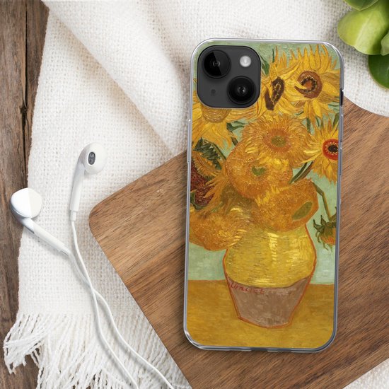 Apple iPhone 14 Plus - Coque souple - Tournesols - Vincent van Gogh - Coque en Siliconen pour téléphone