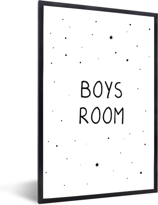 Affiche dans cadre photo enfant - Citations - Chambre des garçons - Dictons - Garçons - Enfant - Décoration pour chambres d'enfants - 40x60 cm - Décoration murale garçons - Affiche chambre d'enfant