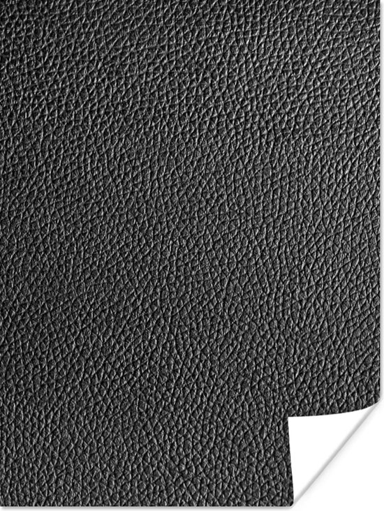 Poster Cuir - Aspect Cuir - Zwart - Clair - 30x40 cm