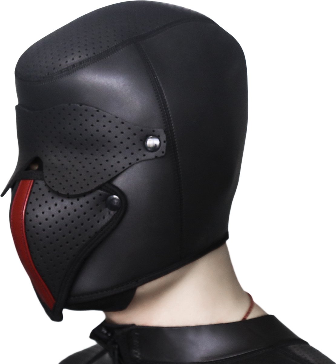Banoch | Masker Cobra | neopreen | afneembaar oog & mondmasker | bondage — afbeelding 13