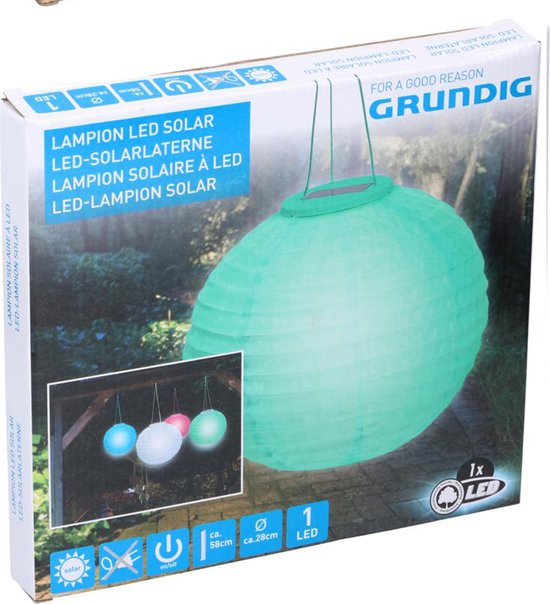 Lampion solar led
