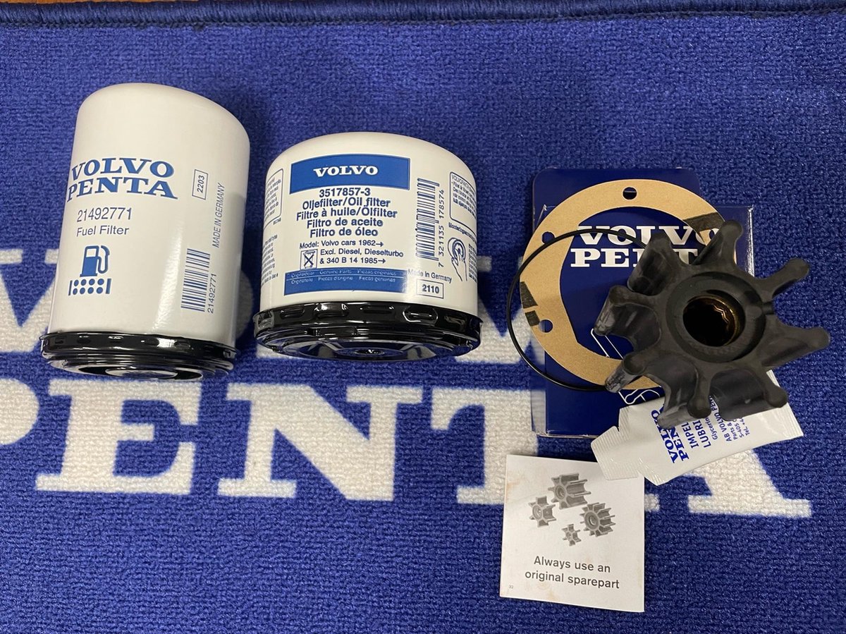 Volvo Penta servicekit 877201 voor MD30, TAMD30, TMD30, AQAD30, MD31, TMD31, TAMD31, AQAD31, KAD32
