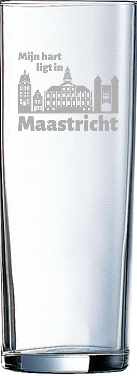 Gegraveerde longdrinkglas 31cl Maastricht