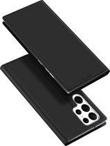Telefoon hoesje geschikt voor Samsung Galaxy S23 Ultra 5G - Dux Ducis Skin Pro Book case - Zwart