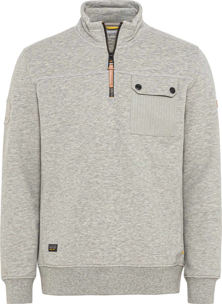 Wayleb kerstpullover voor heren, half-rits/rollijn, kerstpullover, warme gebreide trui met rendier en sneeuwvlokken, grappige kersttrui, winter xmas-sweater voor feestelijkheden, S–3XL, rood, XL