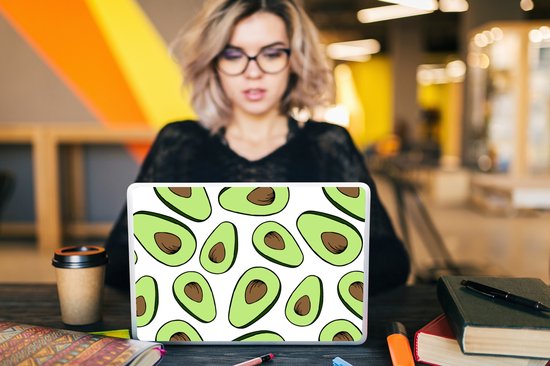 Autocollant pour ordinateur portable - 14 pouces - Avocat - Motifs - Pastel - 32x5x23x5cm - Autocollants pour ordinateur portable - Peau pour ordinateur portable - Couverture