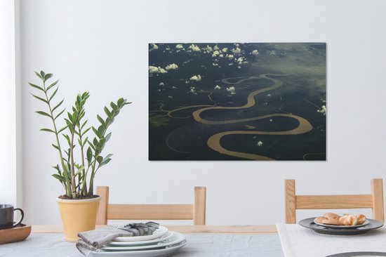 Amazon River Brazillie impression photo sur toile 60x40 cm - Tirage photo  sur toile... | bol.com