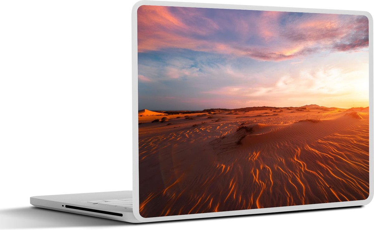 Laptop sticker - 17.3 inch - Zand - Landschap - Lucht - Woestijn - 40x30cm - Laptopstickers - Laptop skin - Cover - SleevesAndCases