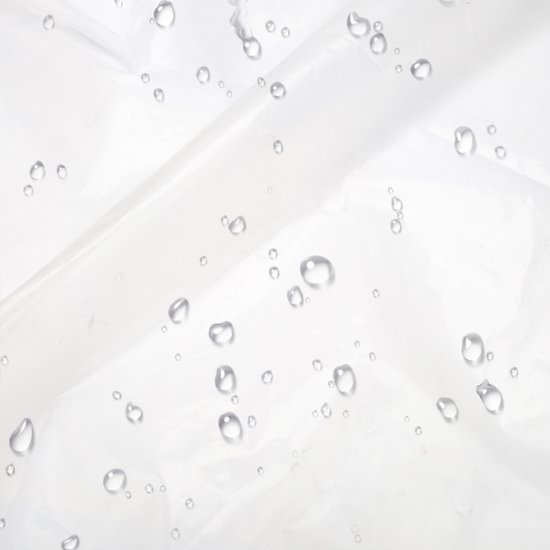 Sonnewelt Afdekzeil, waterdicht, 3 x 5 m, transparant zeil met ogen, scheurvast, doorzichtig zeil, waterdicht, premium tuinzeil, waterdichte zeilen voor plantenkassen, buiten, geweven zeil