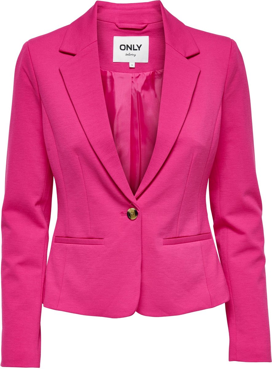 Only Blazer Onlpinko-leann L/s Short Blazer Cc 15279115 Pink Yarrow Dames Maat - 38