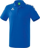 Erima Essential 5-C Polo Kind New Royal Blauw-Wit Maat 128