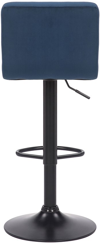 Tabouret de Bar Clp Feni - Velours - Blauw