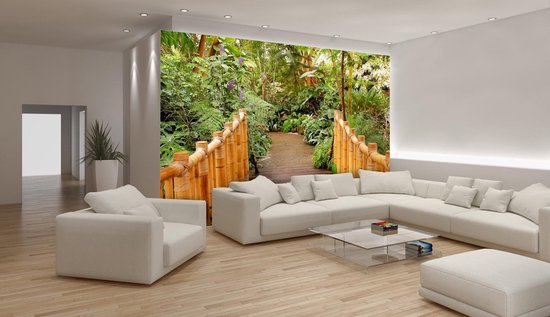 Photomural vert, revêtement mural