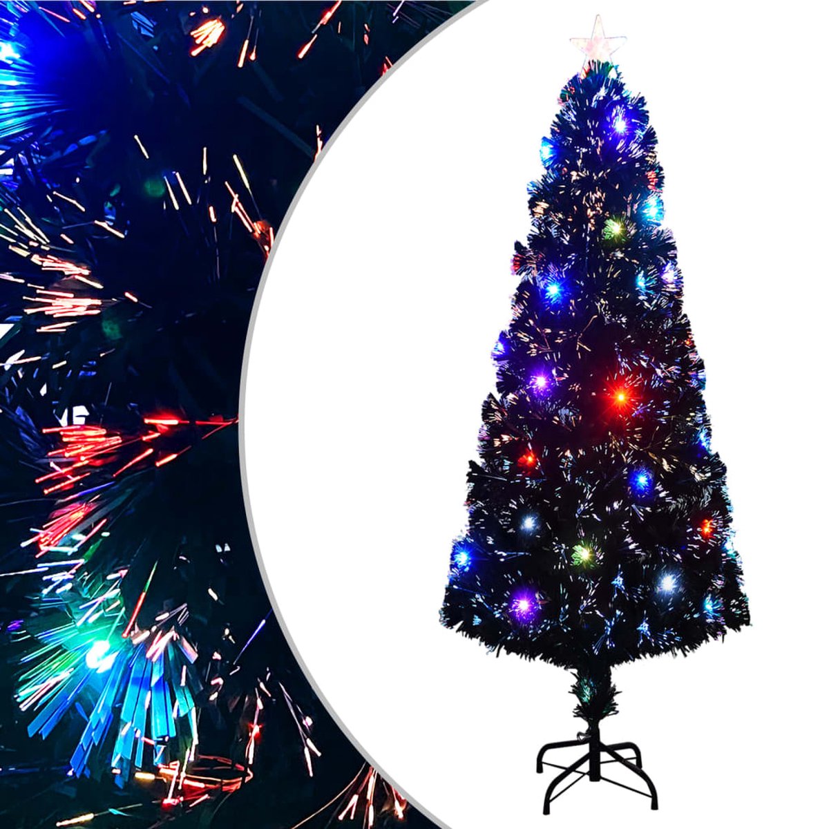 Prolenta Premium - Kunstkerstboom met standaard/LED 240 cm glasvezel
