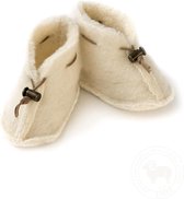 Alwero - Chaussons bébé Emo - 100% laine - Sable - 6-12 mois