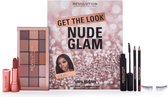 Makeup Revolution Get The Look: Nude Glam Makeup Gift Set - Cadeau