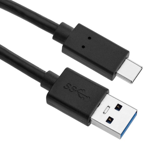 BeMatik - Câble USB-C 3.0 mâle vers USB-A 3.0 mâle 5m