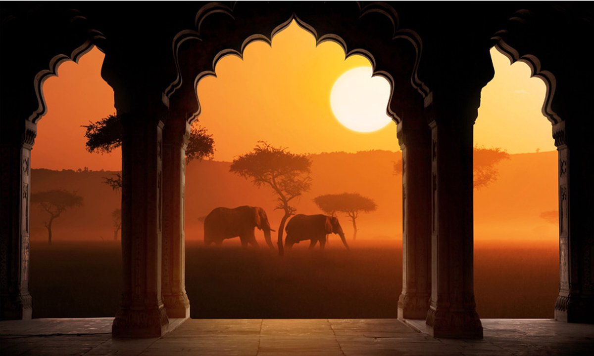 Fotobehang - Hear Africa.