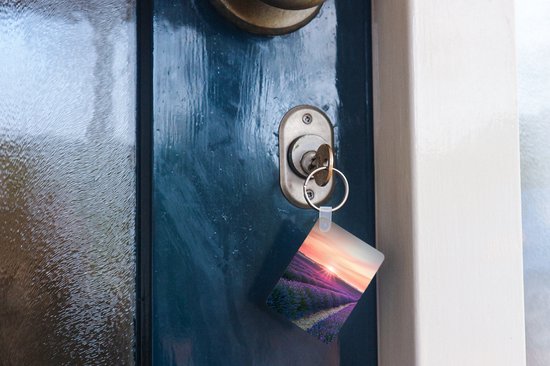 Porte-clés - Lavande - Violet - Fleurs - Ciel - Distribution de cadeaux - Plastique