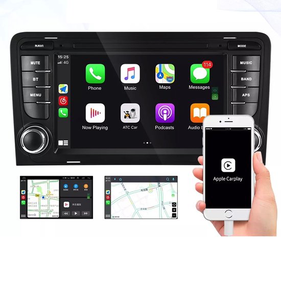 Audi A3 EU Navigatie Autoradio | Bluetooth | S3 RS3 | Android 11 | bol.com