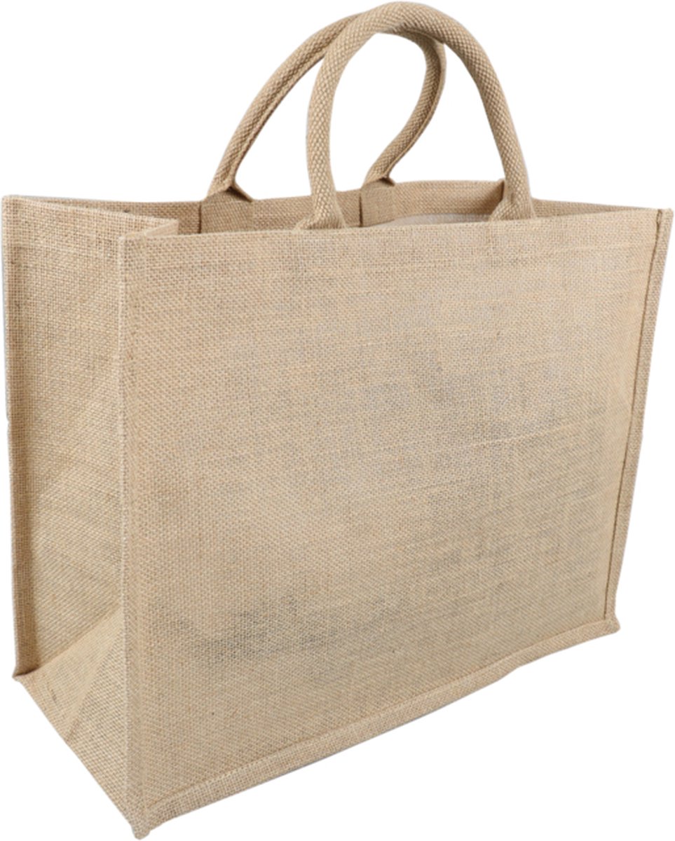Jute shopper 34x43x20cm liggend model