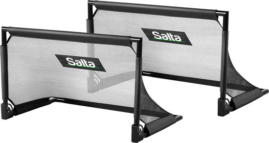 Salta Challenge - Opvouwbare goals - Voetbaldoelen - set van 2 - 100 x 60 cm - Zwart