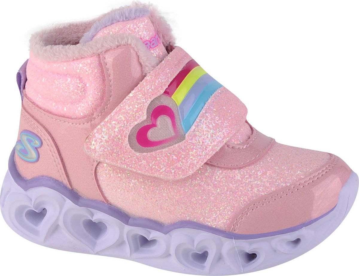 Skechers Heart Lights - Brilliant Rainbow 302669N-PKLV, voor meisje, Roze, Laarzen,Sneeuw laarzen, maat: 22