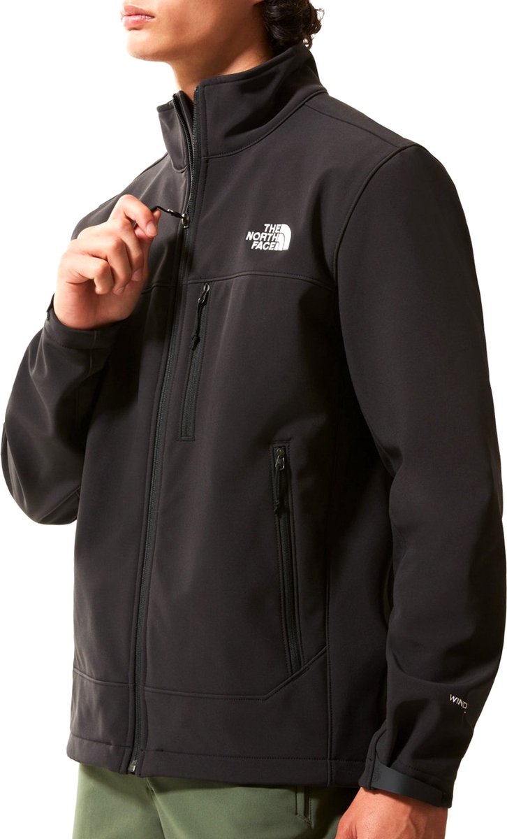 The North Face Apex Bionic Jacket Outdoorjas Heren - Zwart/Wit - Maat XL