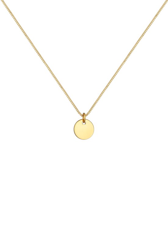 Koop Dames Hanger Almemar in 0.5 Karaat Rond geslepen 14K Geel Goud Diamant