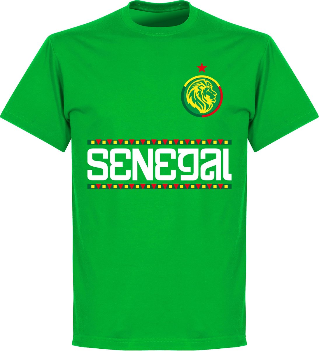 Senegal Star Team T-Shirt - Groen - 152