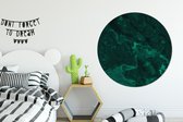 WallCircle - Wandcirkel ⌀ 140 - Marmer - Kalk - Groen - Structuur - Marmerlook - Ronde schilderijen woonkamer - Wandbord rond - Muurdecoratie cirkel - Kamer decoratie binnen - Wanddecoratie muurcirkel - Woonaccessoires
