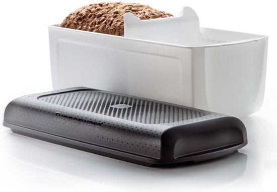 Tupperware BreadSmart Junior - Boîte fraîcheur - Garde le pain frais plus longtemps - 32 x 17,5 x 15 cm