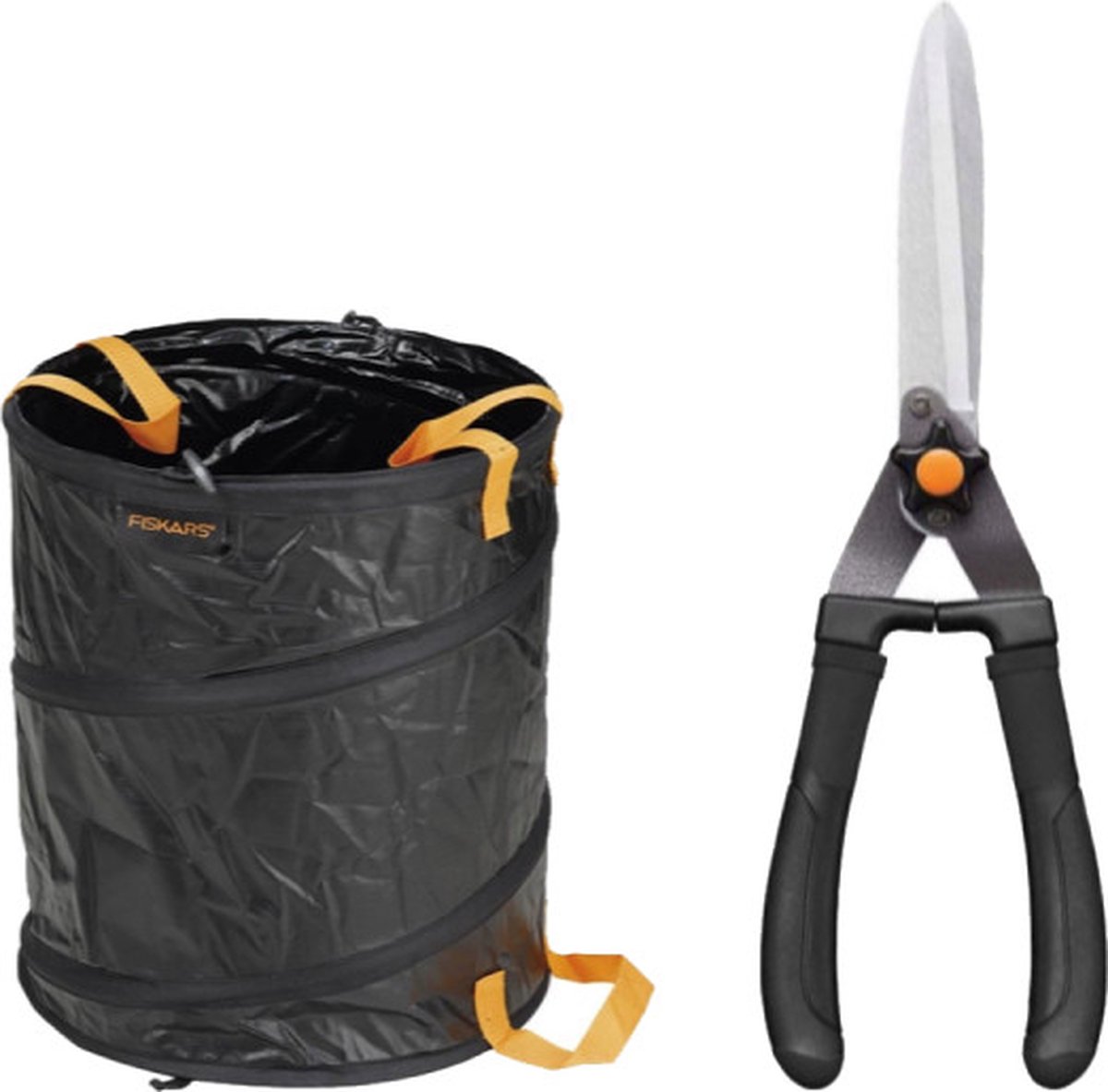 Set FISKARS heggenscharen - 55cm - HS10 - Tuinzak - Stevig - 56L