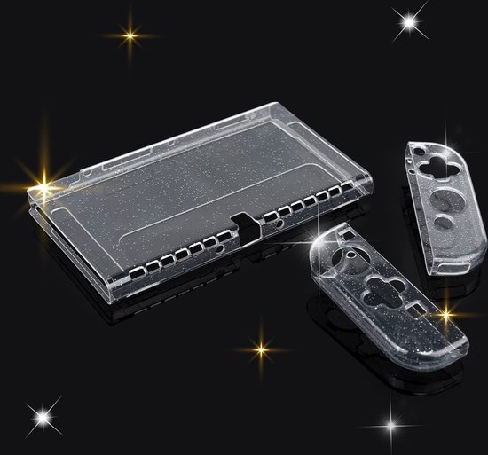Clear glitter best sale nintendo switch case