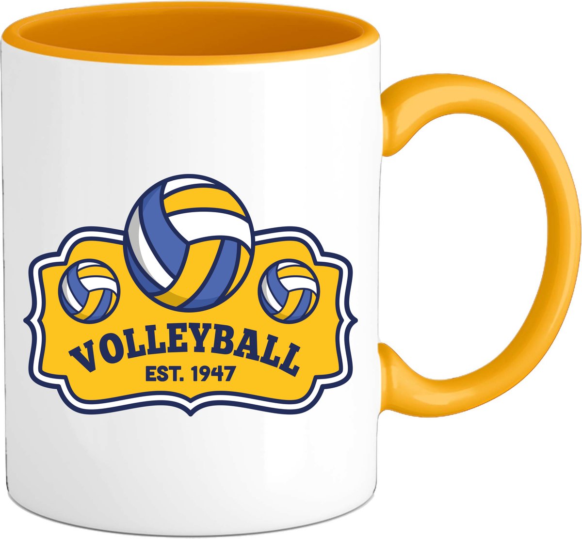 Volleybal sport - Mok - Geel
