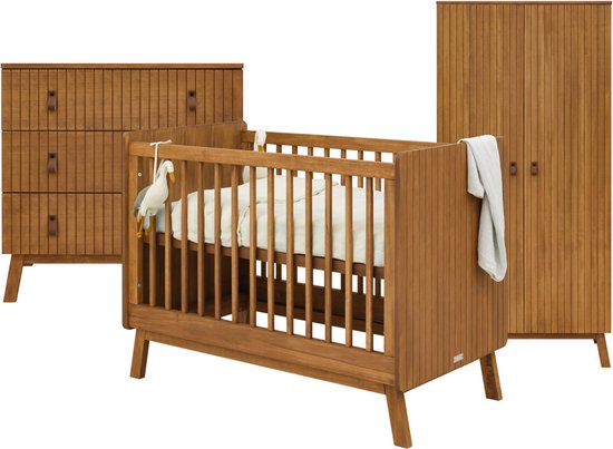 Bopita Senna 3-delige babykamer - Rose Wood