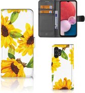 Hoesje geschikt voor Samsung Galaxy A13 (4G) Zonnebloemen